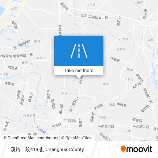 二溪路二段419巷地圖