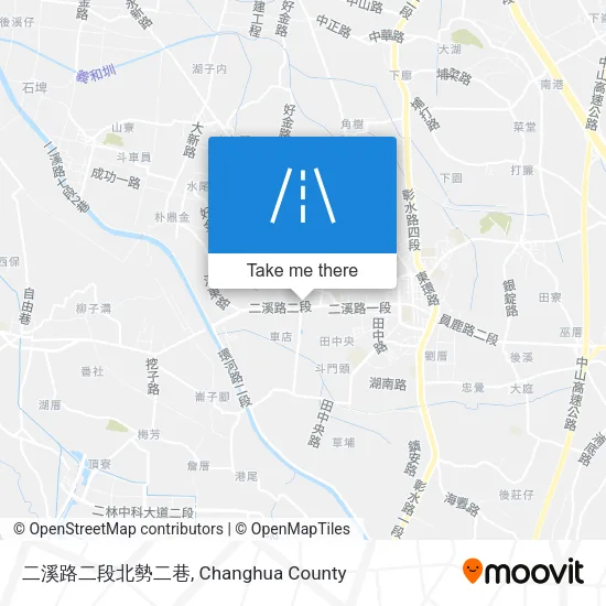 二溪路二段北勢二巷地圖