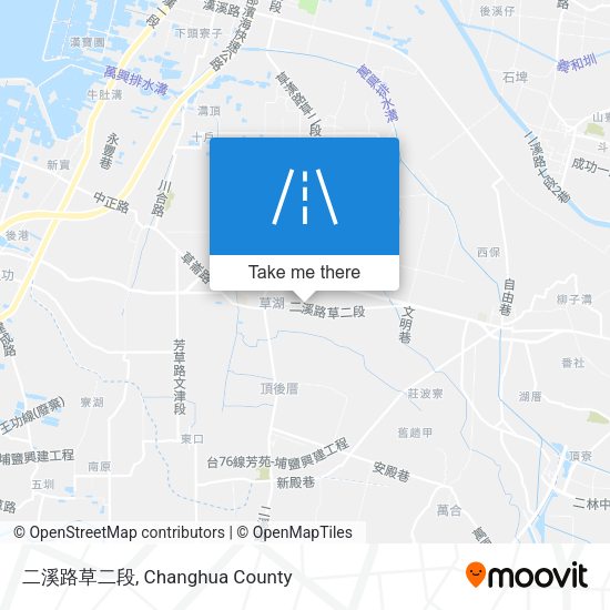 二溪路草二段地圖