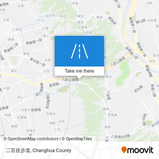 二百崁步道 map