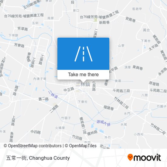 五常一街地圖