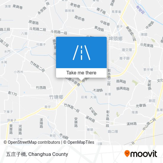 五庄子橋地圖