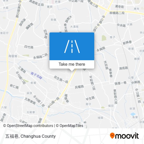 五福巷地圖