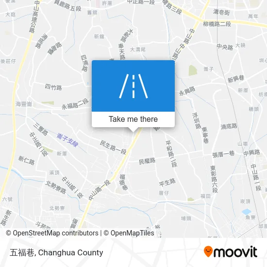五福巷 map