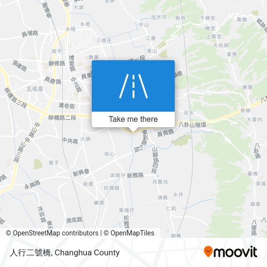 人行二號橋 map