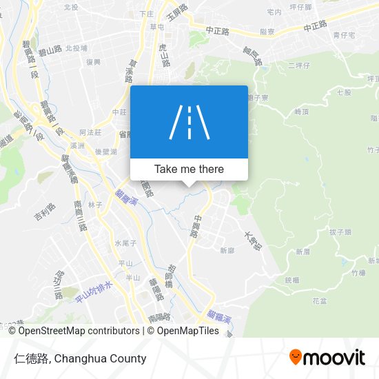 仁德路 map