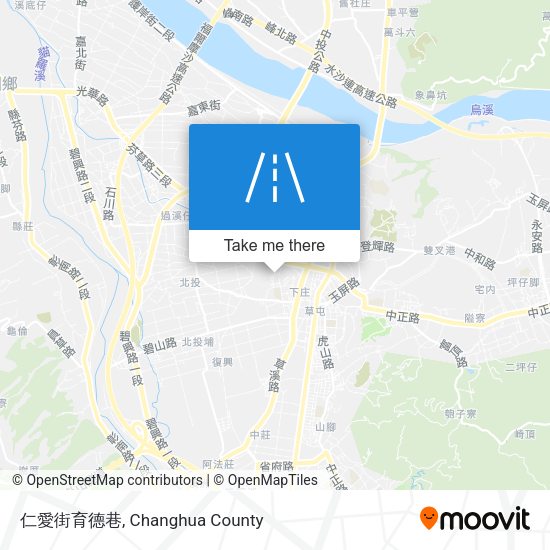 仁愛街育德巷 map