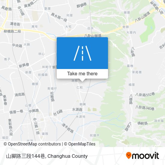 山腳路三段144巷 map