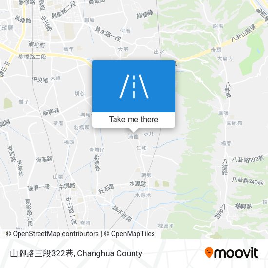 山腳路三段322巷 map