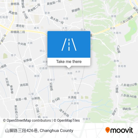 山腳路三段426巷 map