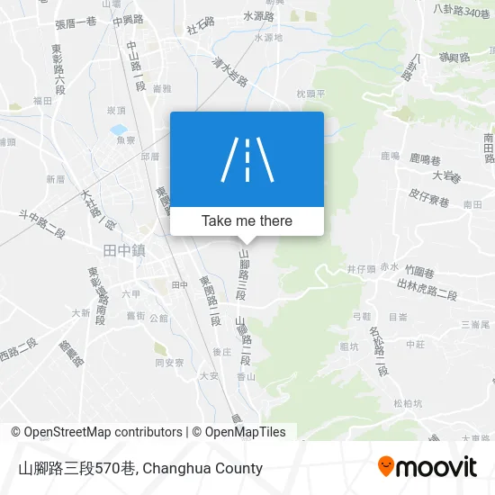 山腳路三段570巷 map