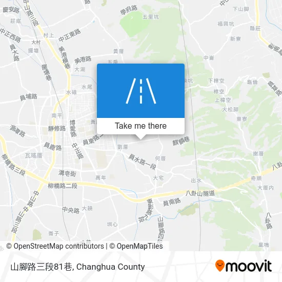 山腳路三段81巷 map