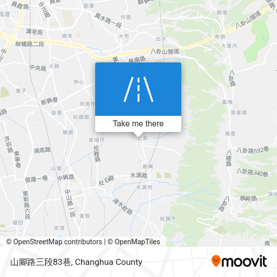 山腳路三段83巷 map