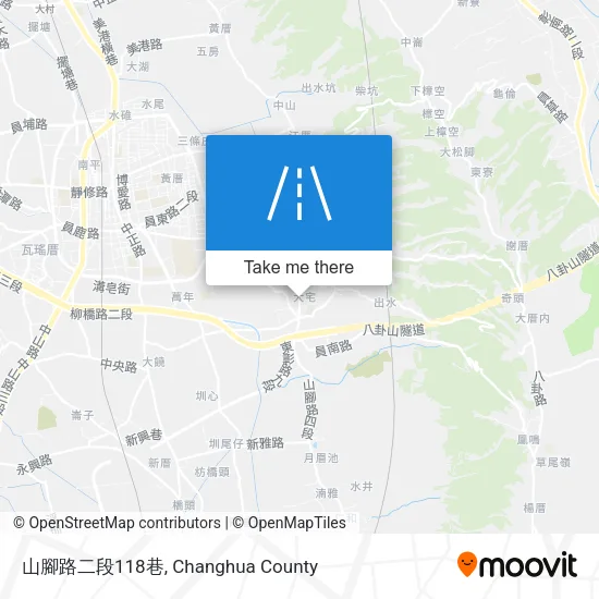 山腳路二段118巷 map