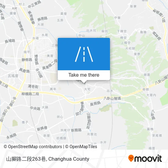 山腳路二段263巷 map