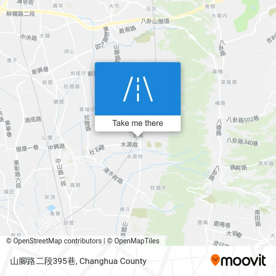 山腳路二段395巷 map