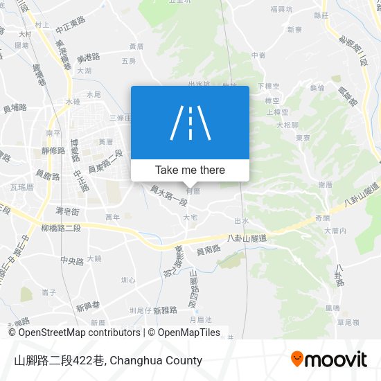山腳路二段422巷 map