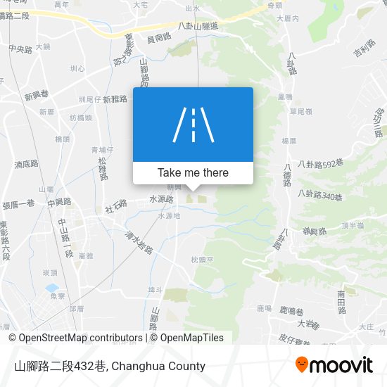 山腳路二段432巷 map