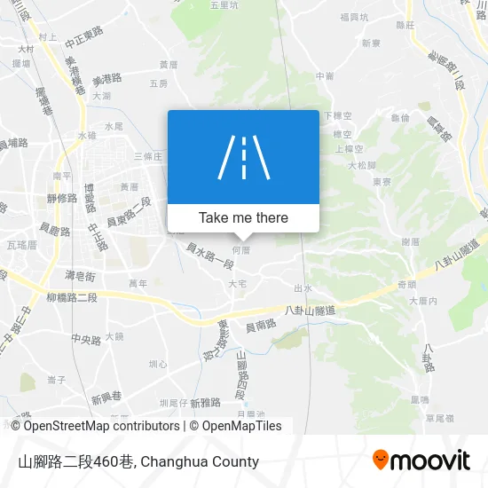 山腳路二段460巷 map