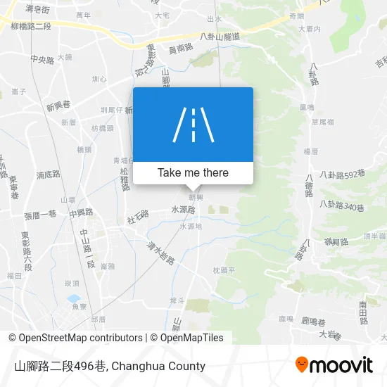 山腳路二段496巷 map