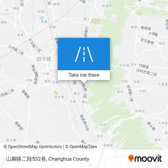 山腳路二段532巷 map