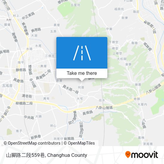 山腳路二段559巷 map