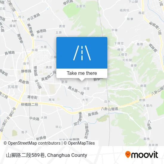 山腳路二段589巷 map