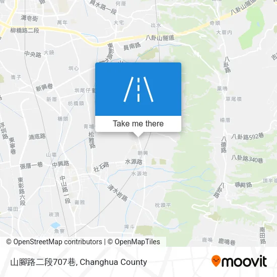 山腳路二段707巷 map