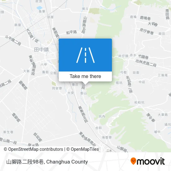 山腳路二段98巷 map