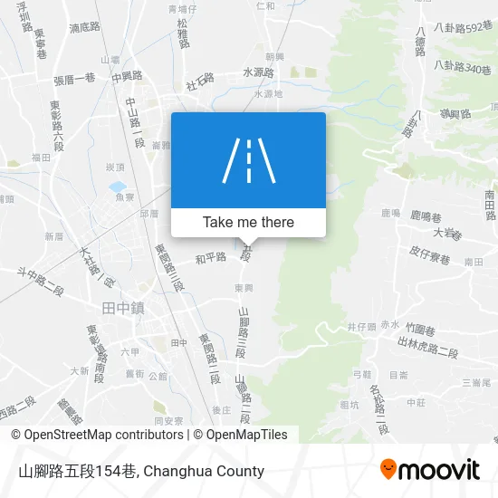 山腳路五段154巷 map