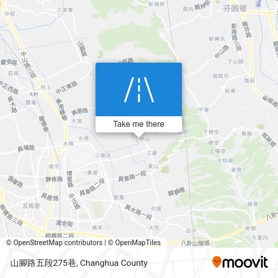山腳路五段275巷地圖