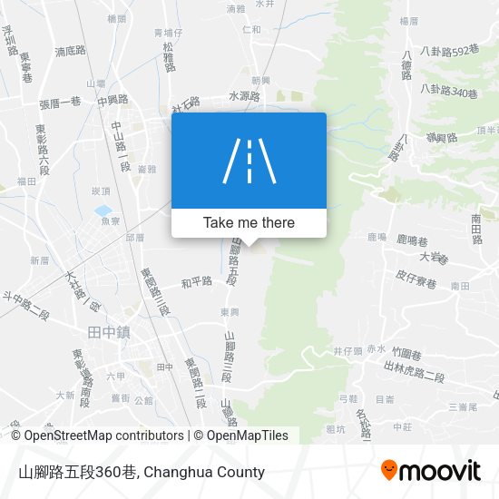 山腳路五段360巷 map