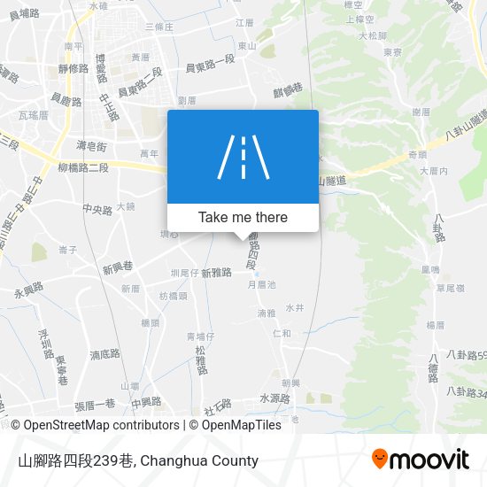 山腳路四段239巷 map