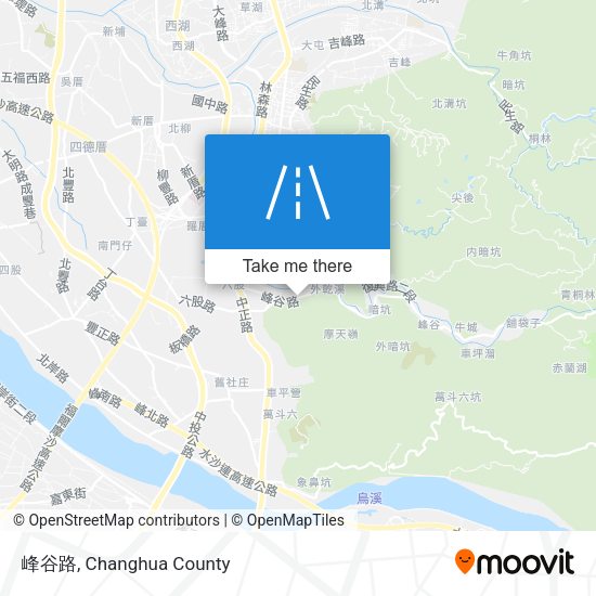 峰谷路地圖
