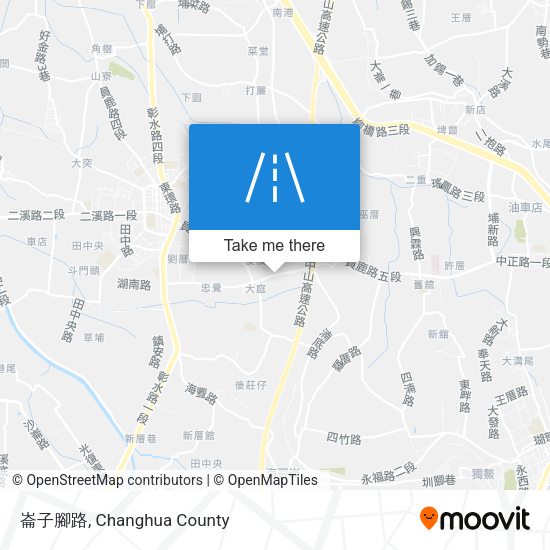 崙子腳路 map