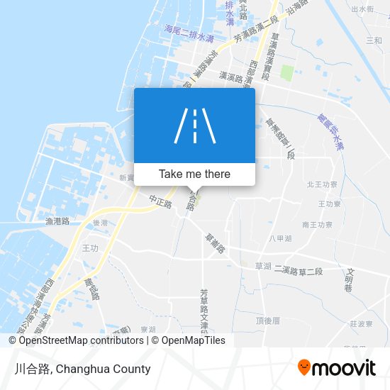 川合路地圖