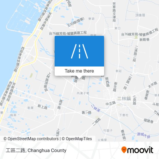 工區二路 map