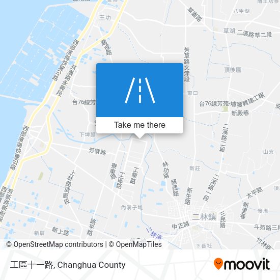工區十一路 map