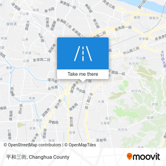 平和三街 map