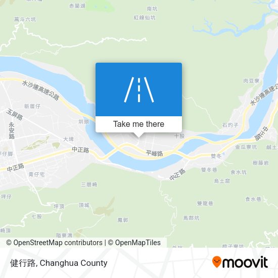 健行路地圖