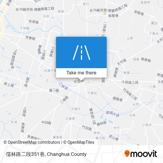儒林路二段351巷地圖