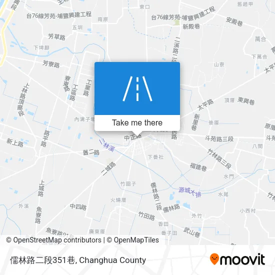 儒林路二段351巷地圖