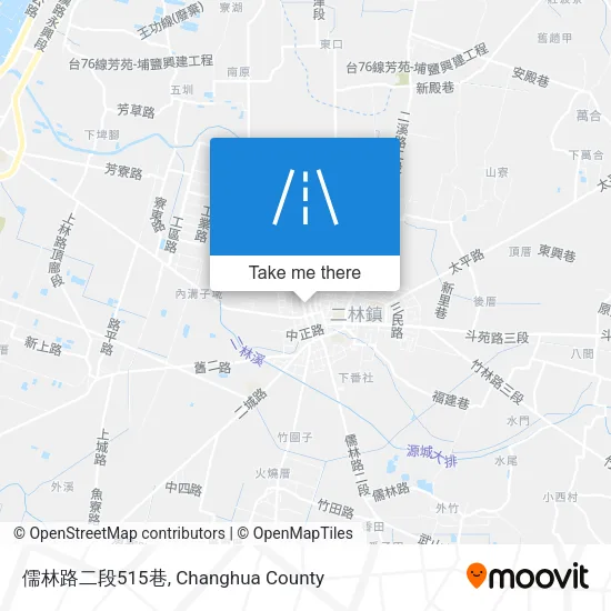 儒林路二段515巷地圖