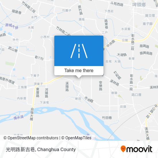 光明路新吉巷地圖