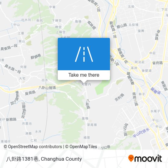 八卦路1381巷地圖
