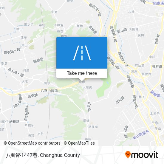 八卦路1447巷地圖