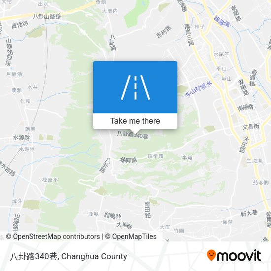 八卦路340巷地圖