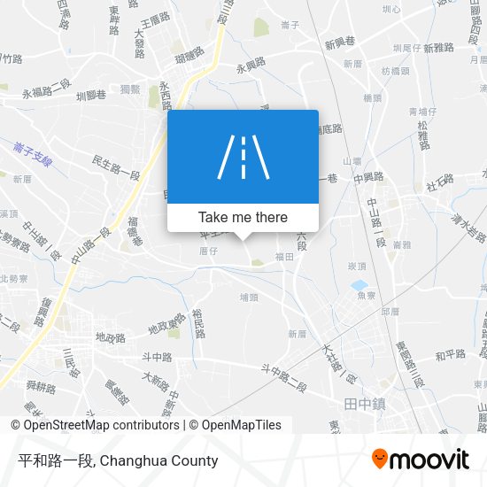 平和路一段 map