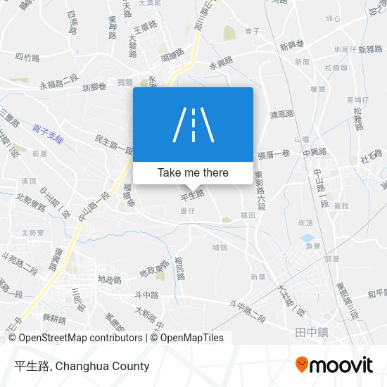 平生路 map