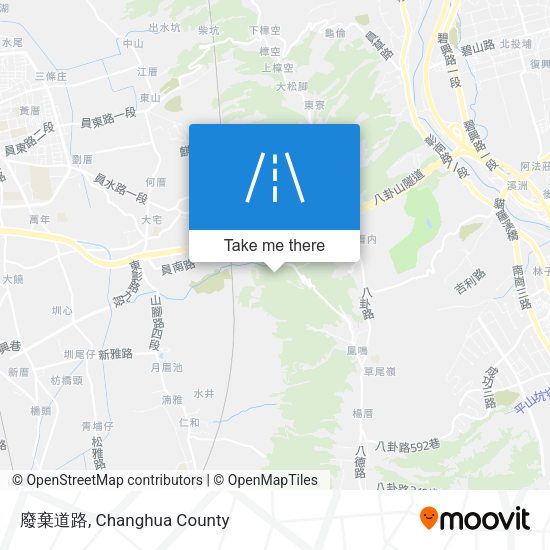 廢棄道路地圖